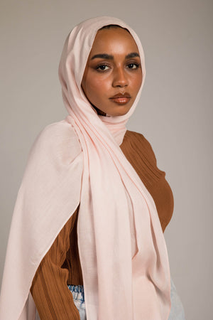 Worood Body Rose Cotton Modal Scarf – romantic and gentle