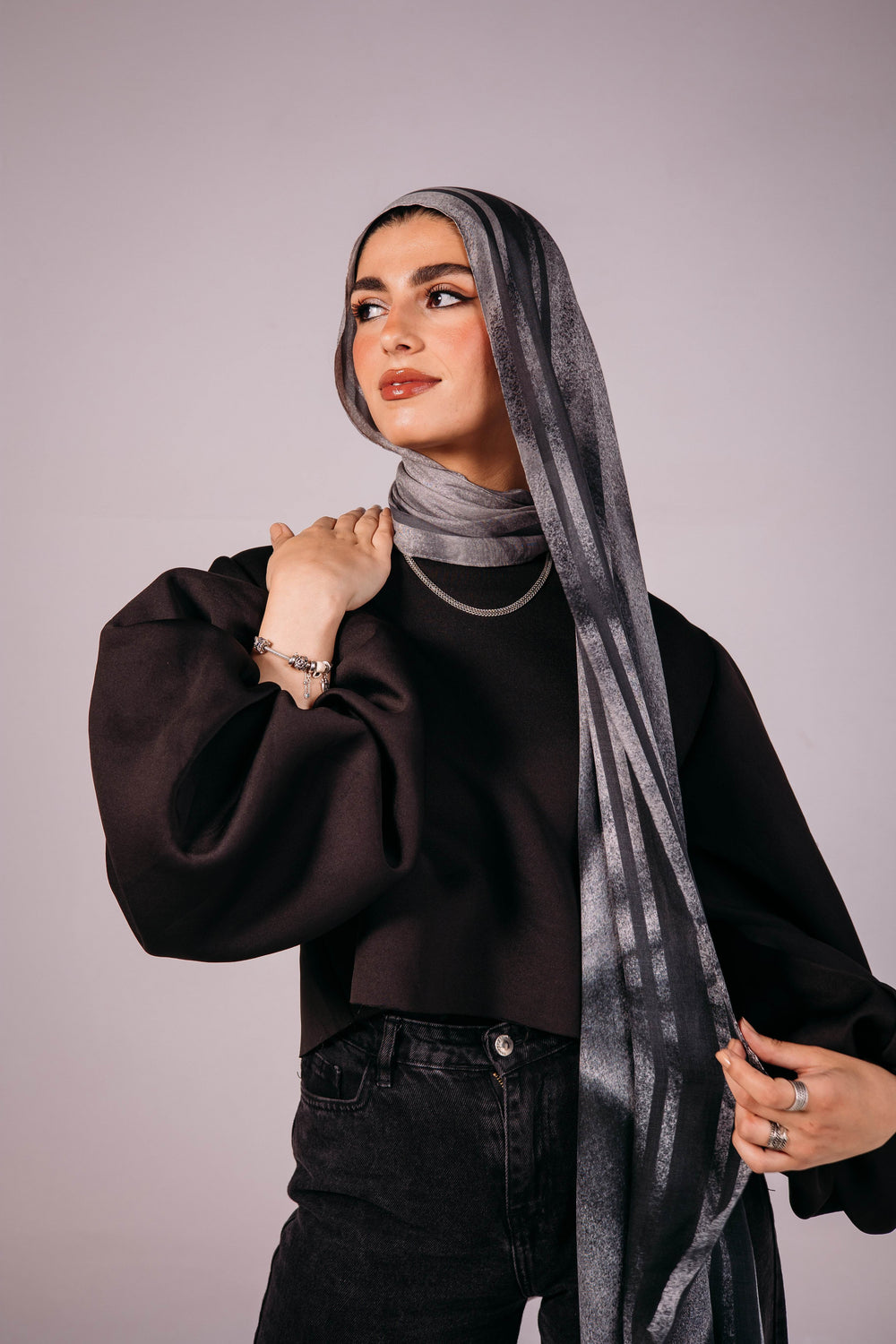 Worood Earth Dusk Modal Scarf – subtle and graceful