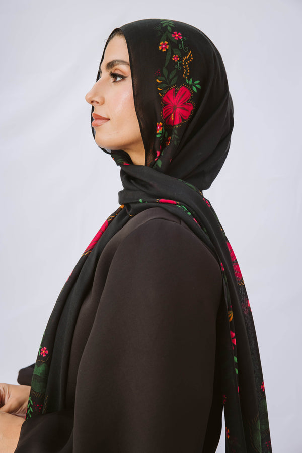 Worood Frida Modal Scarf – artistic and stylish