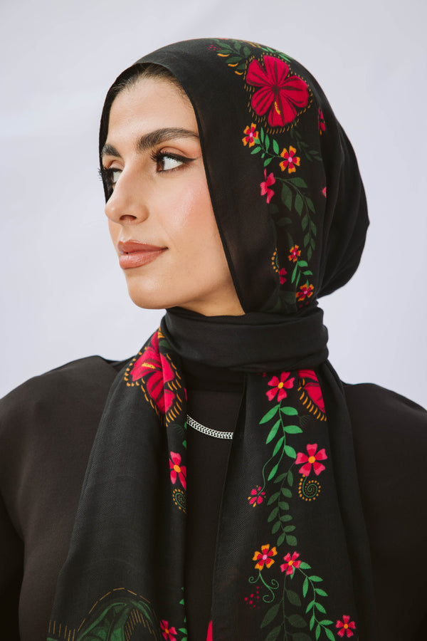 Worood Frida Modal Scarf – artistic and stylish