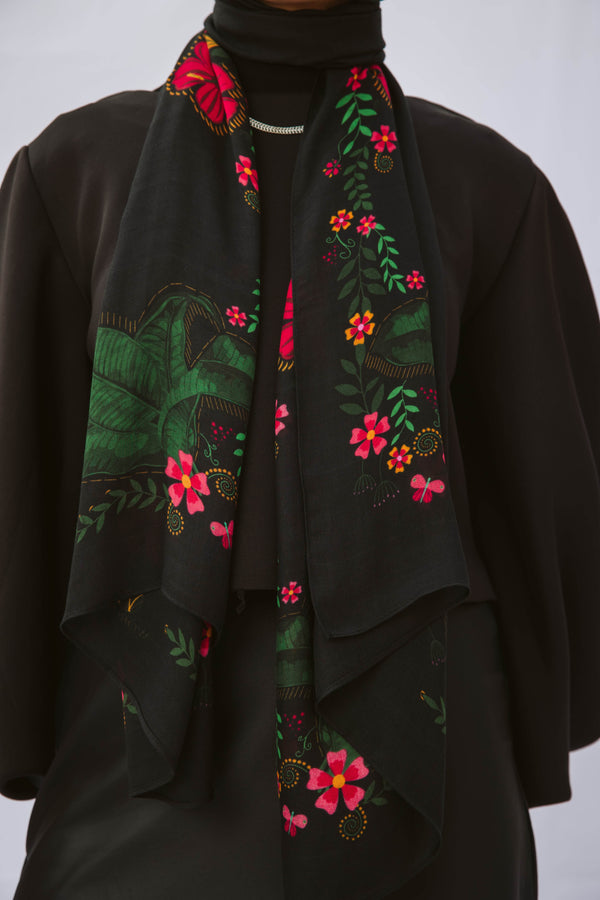 Worood Frida Modal Scarf – artistic and stylish