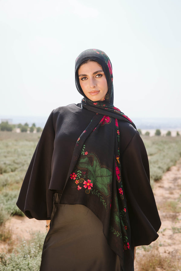 Worood Frida Modal Scarf – artistic and stylish