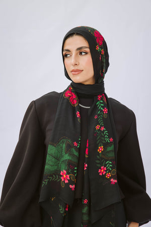 Worood Frida Modal Scarf – artistic and stylish