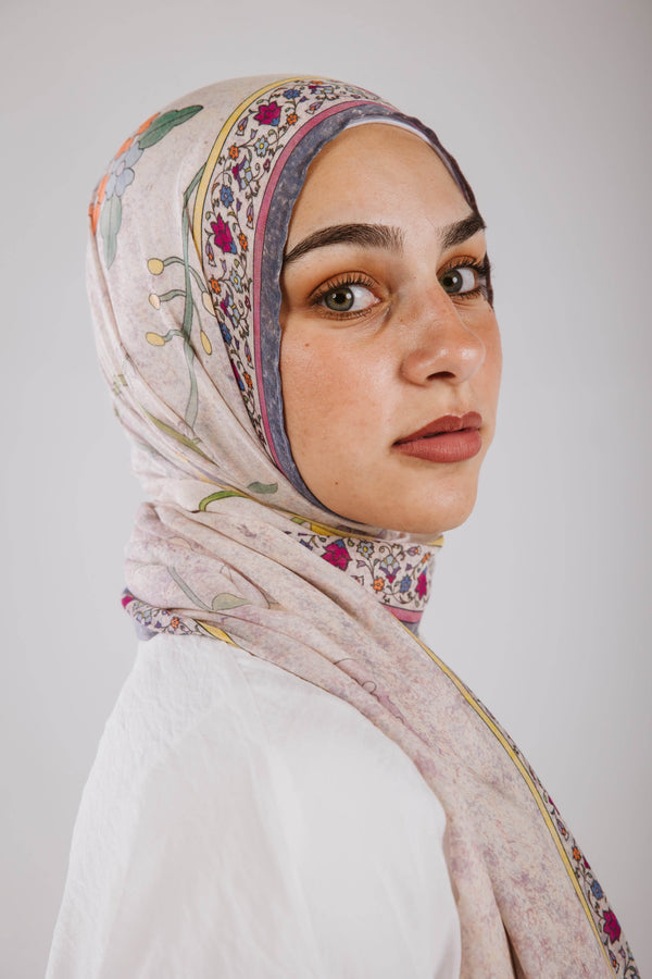 Worood Rosalie Blush Modal Scarf – feminine and stylish