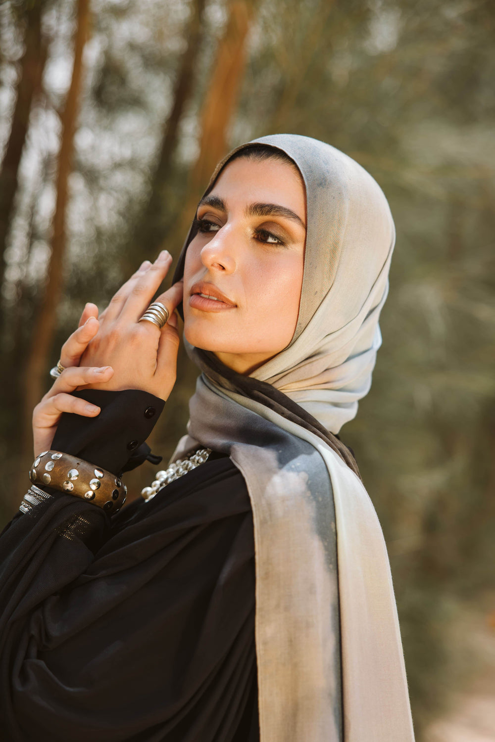 Worood Umbréa Modal Scarf – stylish and mysterious