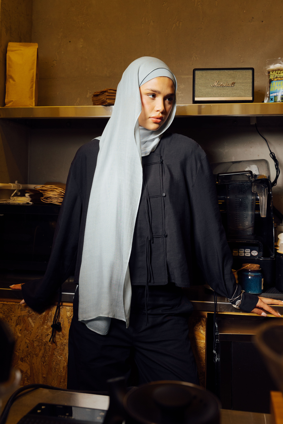 bamboo scarf set by WOROOD_Why Matching Scarf Sets Are Becoming the New Luxury Essential