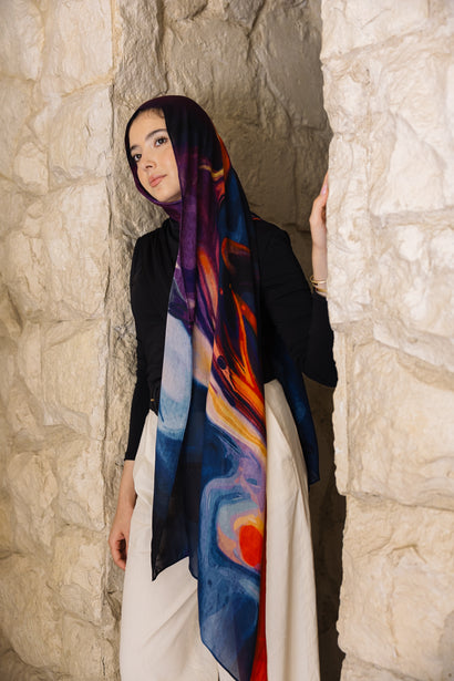 Marble Muse Printed Premium Modal Scarf