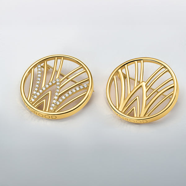 Worood Insignia Brooch with Stones