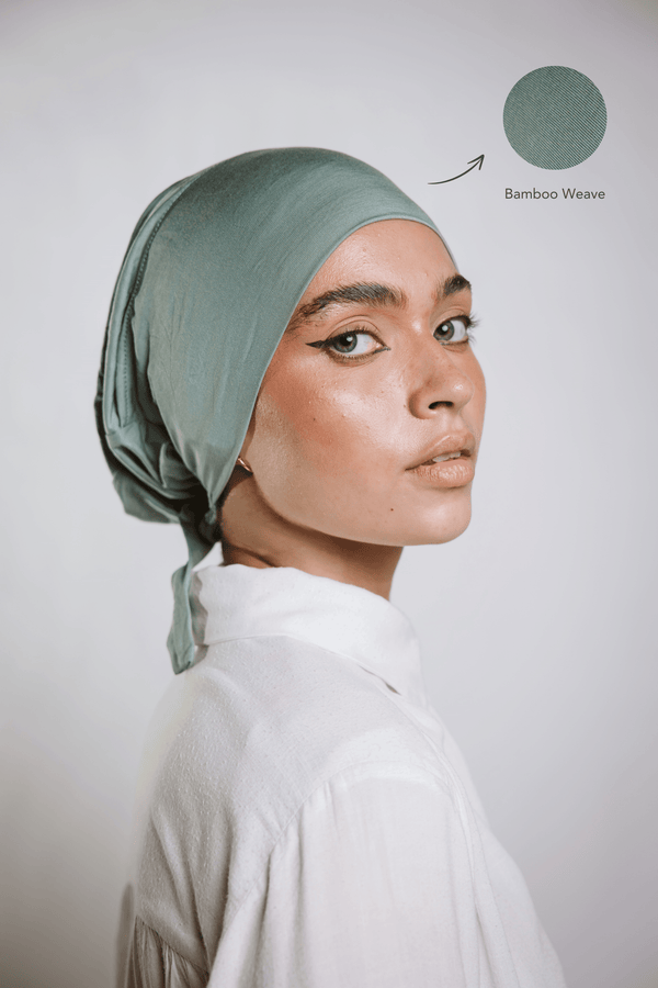 Worood Cool Mint Bamboo Scarf Set – Fresh & Light 
