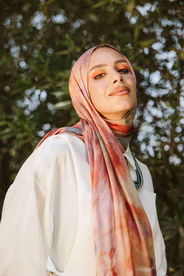 Worood Florage Modal Scarf – artistic and delicate