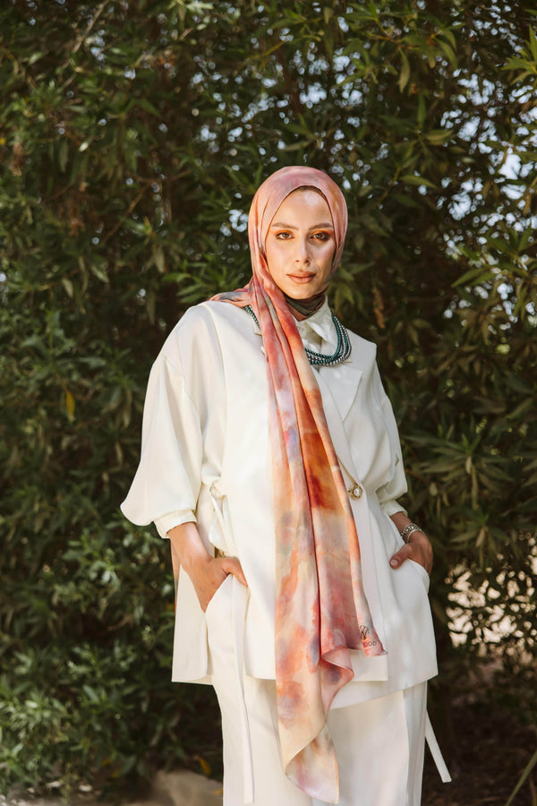 Worood Florage Modal Scarf – artistic and delicate