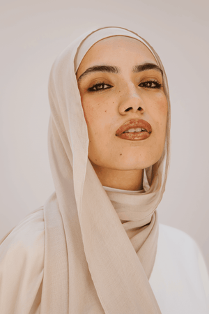 Worood Frappe Bamboo Scarf Set – Warm & Stylish