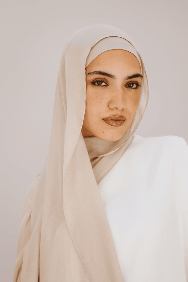 Worood Frappe Bamboo Scarf Set –Warm & Stylish