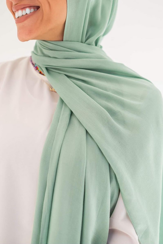 Mint Green Cotton Modal