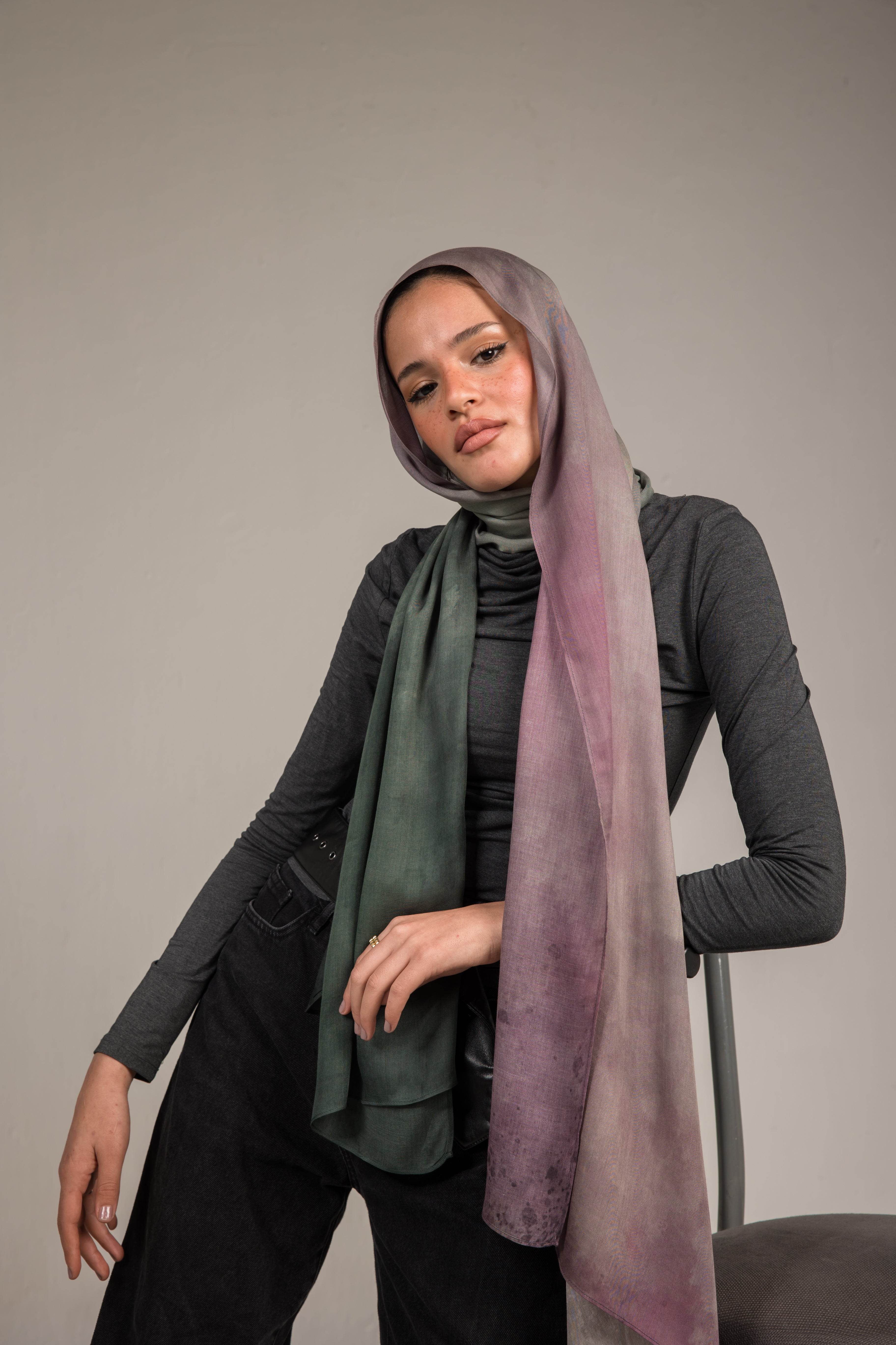 Moon Dust Printed Premium Modal Scarf | Lightweight Breathable