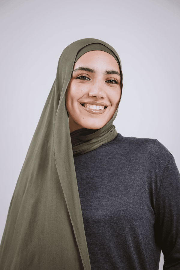 Worood Olives Bamboo Scarf Set – Chic & Elegant