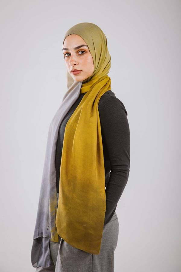 Worood Ruby Vines Modal Scarf – rich and elegant
