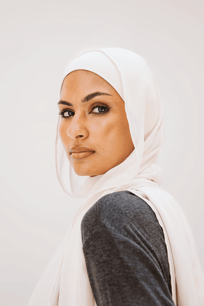 WOROOD Vanilla Bamboo Set Scarf & Bandana - Light, Elegant