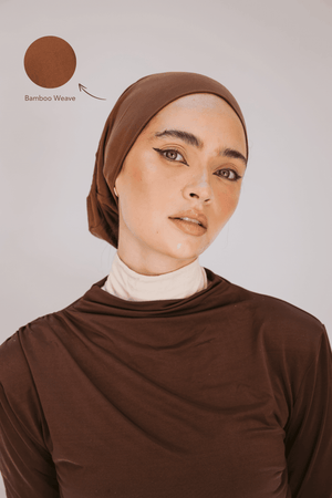 Worood Walnut Bamboo Scarf Set – Warm & Elegant