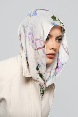 Alaria Printed Premium Modal Scarf by WOROOD