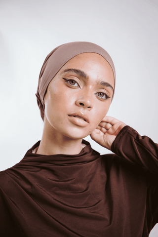 Ashy Rose Premium Bamboo Scarf Set by WOROOD