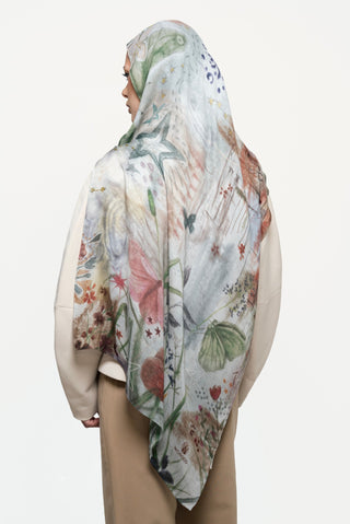 Celeste Printed Premium Modal Scarf by WOROOD
