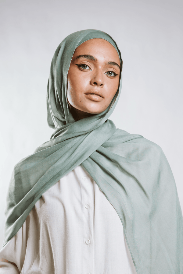 Cool Mint Premium Bamboo Scarf SetBamboo set