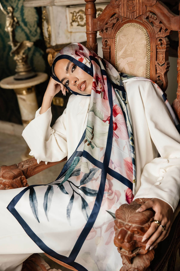 Elysian Premium Silk ScarfPrinted Silk