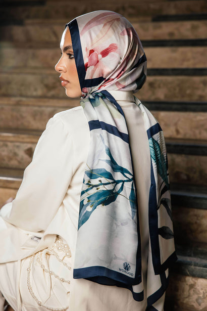 Elysian Premium Silk ScarfPrinted Silk