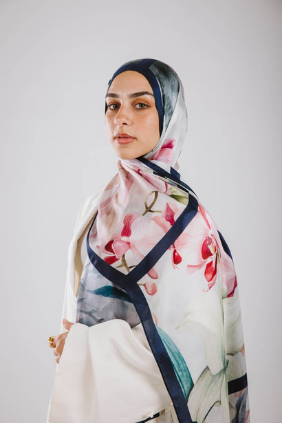 Elysian Premium Silk ScarfPrinted Silk