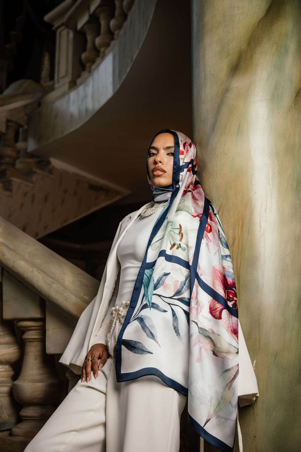 Elysian Premium Silk ScarfPrinted Silk