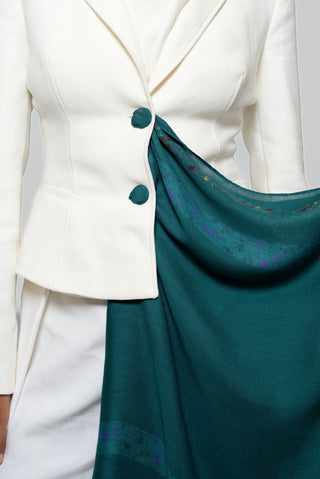 Emerald Queen Printed Premium Modal Scarf by WOROOD