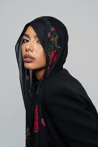 Frida Printed Premium Modal Scarf by WOROOD