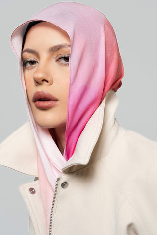 Fuchsia Fusion Printed Premium Modal Scarf by WOROOD
