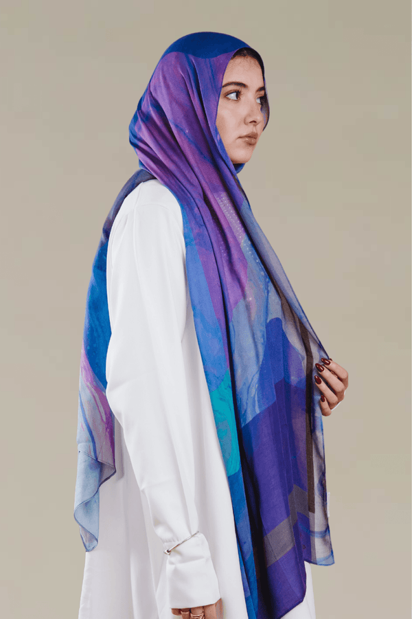 Galaxy Dreams Printed Premium Modal ScarfPrinted