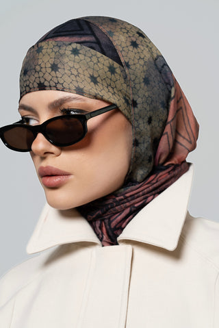 Ishbiliyah Printed Premium Modal Scarf by WOROOD