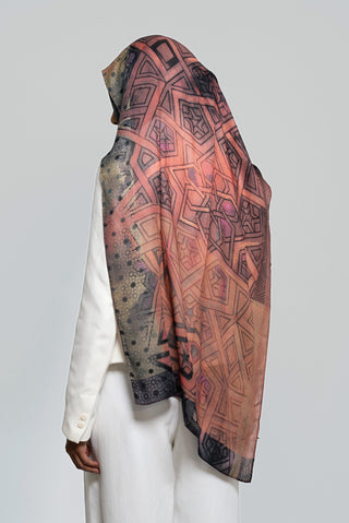 Ishbiliyah Printed Premium Modal Scarf by WOROOD