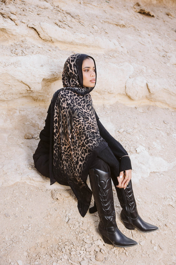 Leopardess Printed Premium Modal ScarfPrinted