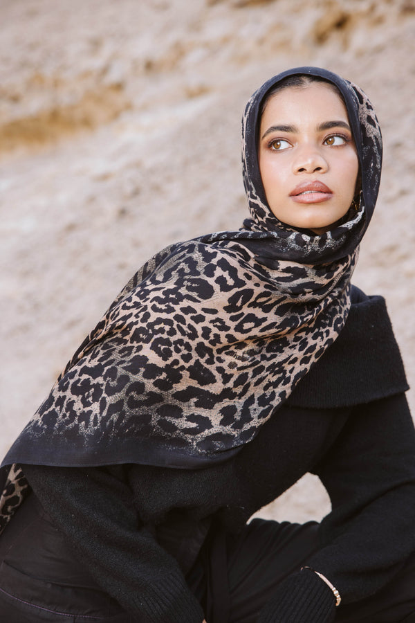 Leopardess Printed Premium Modal ScarfPrinted