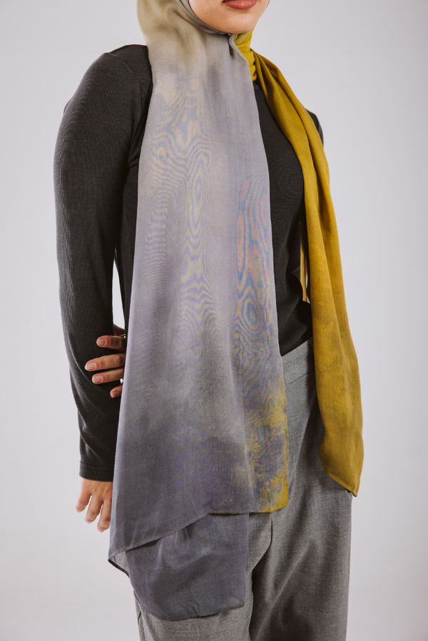 Modal Scarf "limeshadows" by WOOROD