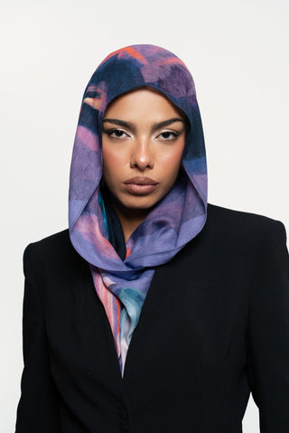 Marble Muse Printed Premium Modal Scarf by WOROOD