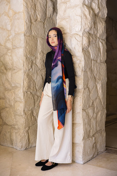 Marble Muse Printed Premium Modal ScarfPrinted