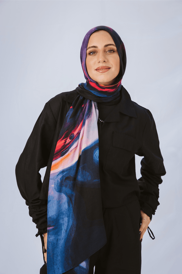 Marble Muse Printed Premium Modal ScarfPrinted
