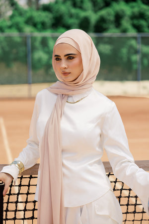 Marshmallow Premium Bamboo Scarf Setplain
