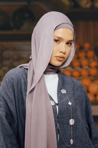Mauve Mist Premium Bamboo Scarf SetBamboo set