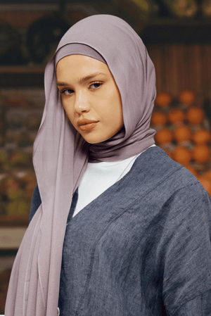 Mauve Mist Premium Bamboo Scarf SetBamboo set