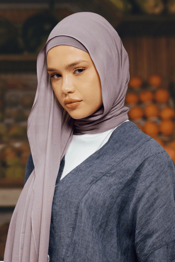 Mauve Mist Premium Bamboo Scarf SetBamboo set