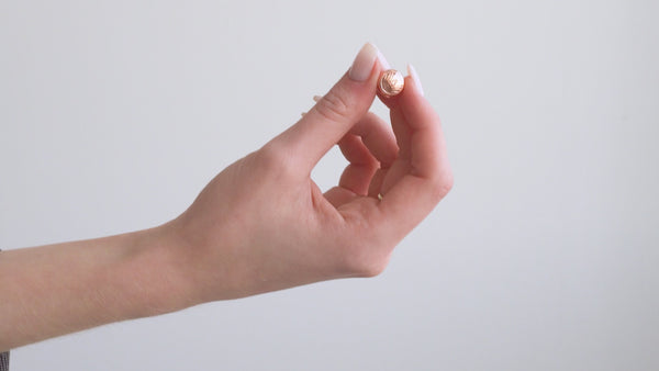 Rose gold magnetic pins by WOROOD