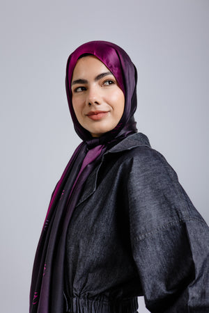 Rouge Nuit Premium Silk ScarfPrinted Silk