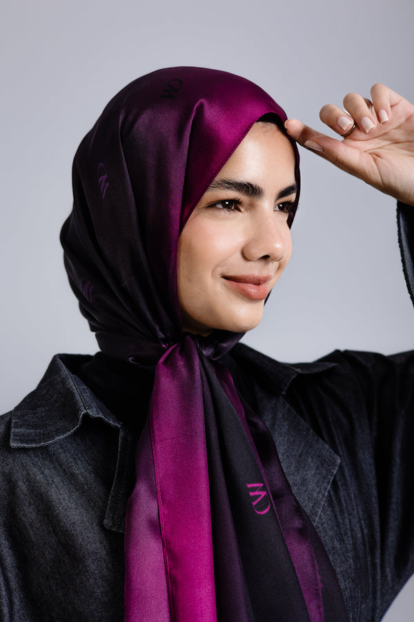 Rouge Nuit Premium Silk ScarfPrinted Silk